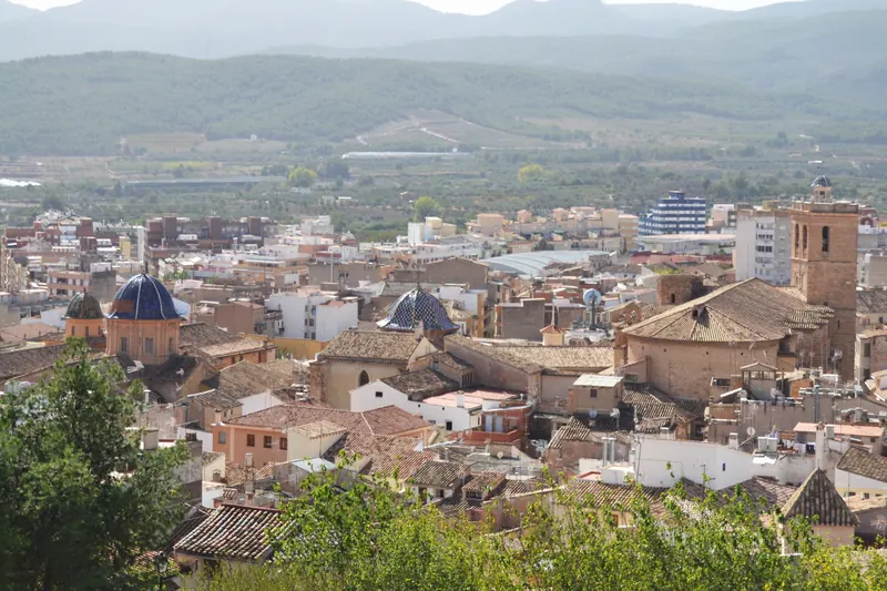 Segorbe y la catedral vistos desde el castillo